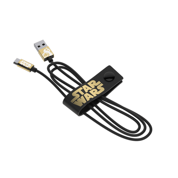Realm 5ft USB-A to USB-C Cable with Micro USB Adapter Rose Gold, 